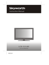 Skyworth LCD-32L8E User manual