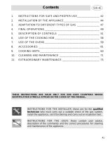 Smeg Dual Fuel Range Cooker A3A-5 User manual