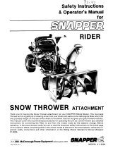 Snapper 1-4228 User manual