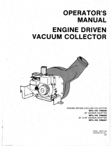 Snapper ENGINE DRIVEN VACUUM COLLECTOR, 36", 42" & 48" MOWER ADAPTER User manual