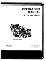 Simplicity 36" TURBO COLLECTOR User manual
