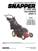Snapper 7800172 User manual