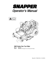 Snapper 285Z User manual