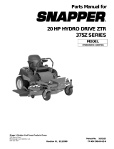 Snapper 375Z User manual