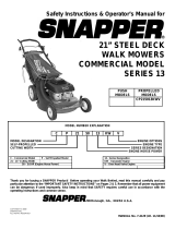 Snapper C216012RV User manual