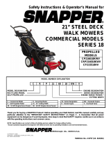 Snapper 216517B, P216517B, P217017BV, P217017BVE, P215517HC User manual