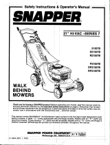 Snapper RP21357B User manual
