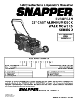 Snapper ELP21702BV User manual
