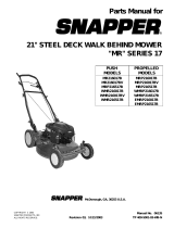 Snapper WMRP216017B User manual