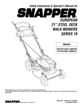 Snapper ERP2187519BV, EP2187519BV User manual