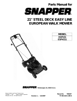 Snapper ESPV211 User manual