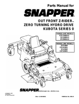 Snapper ZF2100DKU User manual