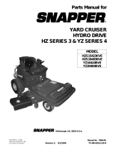 Snapper HZS18483BVE User manual