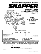 Snapper LT150H38GKV User manual