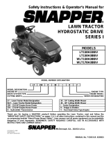 Simplicity SAFETY INSTRUCTIONS & OPERATOR'S MANUAL FOR SNAPPER LAWN TRACTOR HYDROSTATIC DRIVE SERIES I User manual