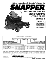 Snapper NZM19481KWV User manual