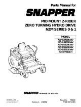 Snapper NZM19480KWV User manual