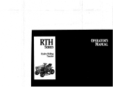 Snapper RTH Series User manual