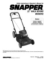 Snapper 7800190 User manual