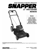 Snapper 7800189 User manual