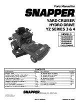 Snapper YZ145383BVE User manual