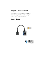 Socket Mobile 10/100 Ethernet CF Card User manual