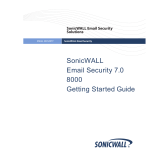 SonicWALL Email Security 7.0 8000 User manual