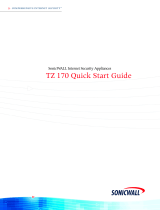 SonicWALL TZ 170 User manual