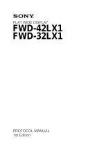 Sony FWD-32LX1 User manual