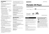 Sony d ej021 User manual