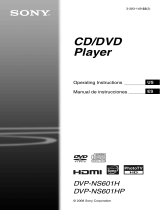 Sony DVP-NS601H User manual