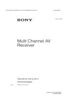 Sony 3-289-204-42(3) User manual
