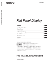 Sony 32LX1E User manual
