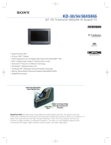 Sony KD-36XS955 User manual