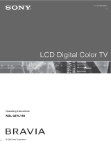 Sony KDL-32VL140 User manual