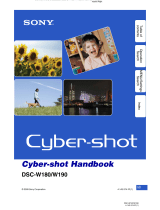 Sony cyber shot dsc w180 User manual