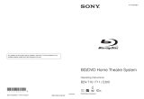 Sony BDV-T11 User manual