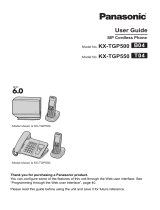 Panasonic KX-TGP500 User manual