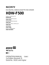 Sony HKDV-501A User manual
