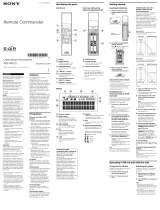 Sony AIR-RM10 User manual