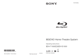 Sony BDV-IT1000ES User manual