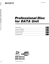 Sony BW-RU101 User manual