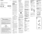 Sony C707 User manual