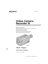 Sony CCD-TRV11 User manual