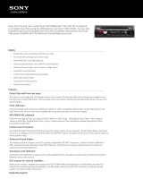 Sony CDX-GT40U User manual