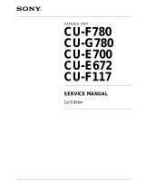 Sony CU-F780 User manual
