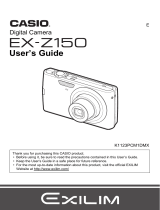 Casio EX-Z150 User manual