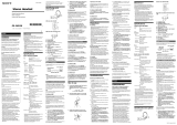 Sony DR-260 User manual