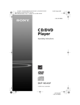Sony DVP-NS41P User manual