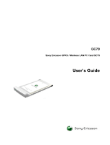Sony Ericsson GC79 User manual
